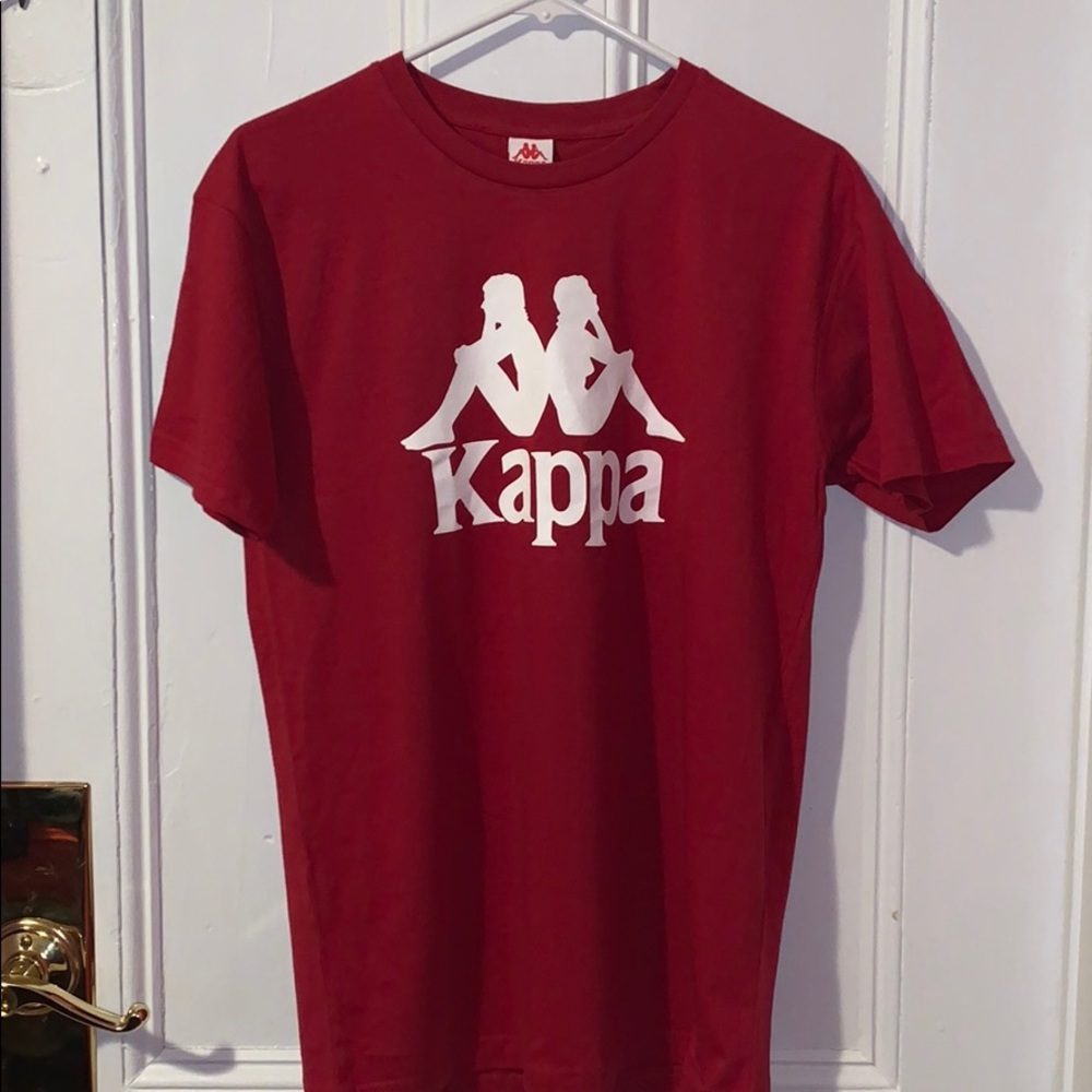 Red kappa shirt